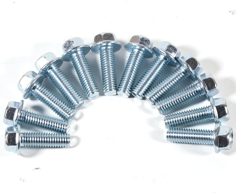 BEONEO 551664 for Chevy Intake Manifold Bolt 3/8-16x1 Chevrolet V8 Small Blocks 265 283 305 327 350 383 400 for MS 90314-2 Intake Manifold Gasket 1955-1995 10.9 High Strength Zinc Coated 12 Bolts - Image 5